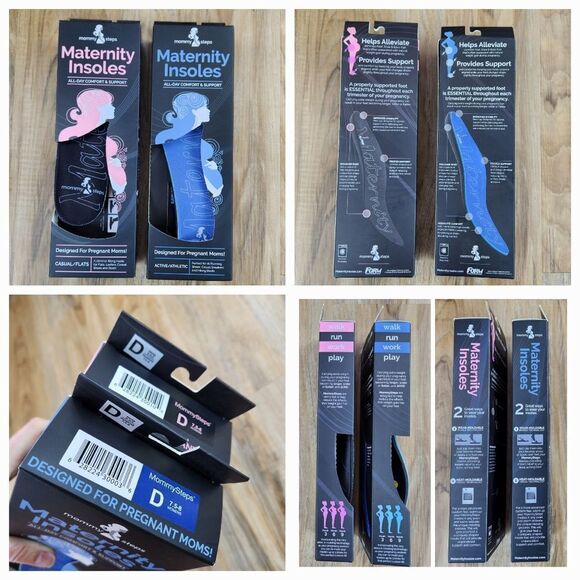 💛NIB MommySteps Maternity Insoles Active/Athletic Size 7.5-8 - Picture 8 of 11